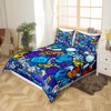Hip Pop Bedding Set for Teens Boys Kids Hippie Graffiti