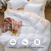 Bedsure Bright White Oversized King Duvet Cover - 3 Pieces