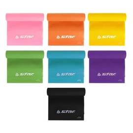 Star New TPE Band Levels 1-7 Stretching Fitness Equipment / 스타 뉴 TPE 밴드 1~7단계 스트레칭 휘트니스용품