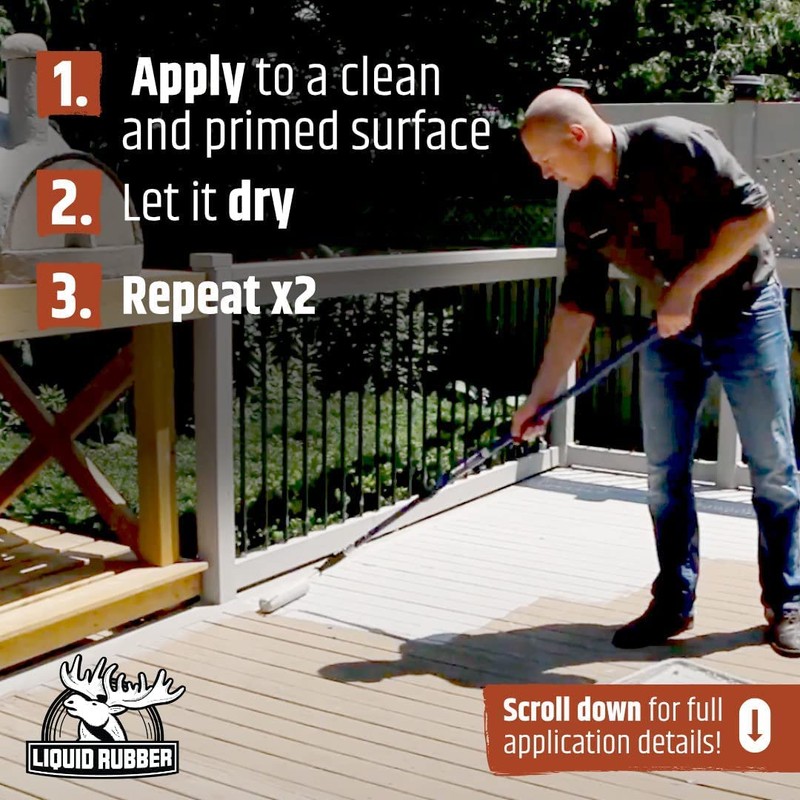 Liquid Rubber Cool Foot Deck Coating - Solar Protection Paint,