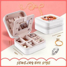 BJDAMAI Horse Jewelry Box, Horse Gifts For Women Teens Girls Age 8-12, Western Horse Lovers Stuff Items Accessories Things Merchandise Decor Merch, Travel Ring Earrings Necklace Organizer Holder!