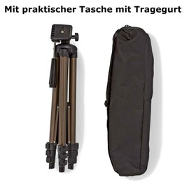 TronicXL Tripod 21 134 cm Tripod for Binoculars Spotting Scope Baader QUNSE Nikon Aculon Northpoint Minox Steiner Eschenbach Innislink Celestron Skymaster Olympus Bresser Wings Newton Vivid Huntington
