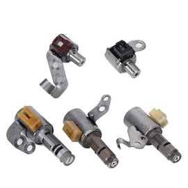 Juego de Solenoide de Transmisión 5 Piezas Válvula Solenoide de la Caja de Cambios U140, U140e, U140F, U240 para 4 SP AWD L4 2.0 2.4L