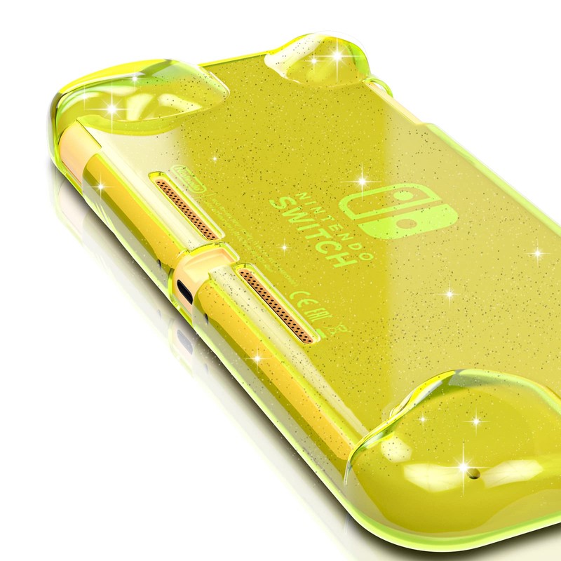 ECHZOVE Switch Lite Glittery Case, Switch lite Protective Case with