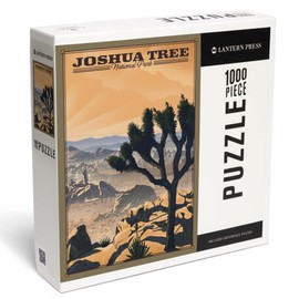 Lantern Press 1000 Piece Jigsaw Puzzle, Joshua Tree National Park, California, Lithograph