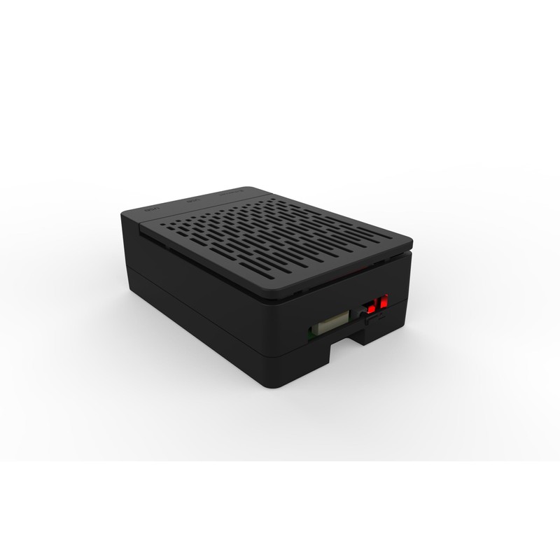 iUniker Case for Raspberry Pi 5, ABS Fan Case with