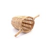 Teemando® Tea Strainer "Duo" Bamboo with 2 Handles Diameter Approx. 5.5 cm = 2 Pieces