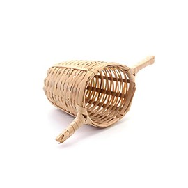 Teemando® Tea Strainer "Duo" Bamboo with 2 Handles Diameter Approx. 5.5 cm = 2 Pieces