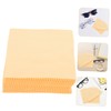 PACKOVE 100Pcs Microfiber Cleaning Cloth for Glasses and Cameras Lint