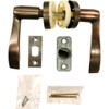 WAKI Indoor Lever Handle Aisle Lock Bronze Set – 020B