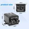 MEIRIYFA Car Bass Volume Control, Universal RCA Bass Amplifier Controller,
