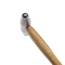 Tungsten Carbide Ball Peen Blade Straightening & Riveting Hammer (RED OAK HANDLE)