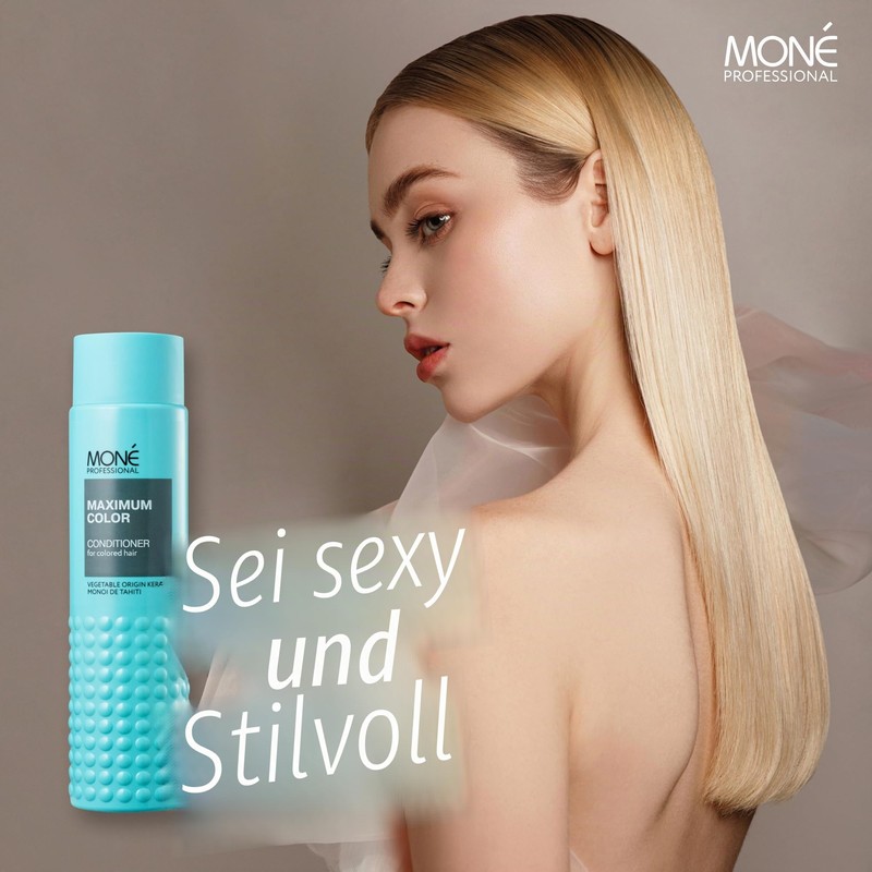 MONÉ Professional Keratin Conditioner for Coloured Hair, Care for Dry