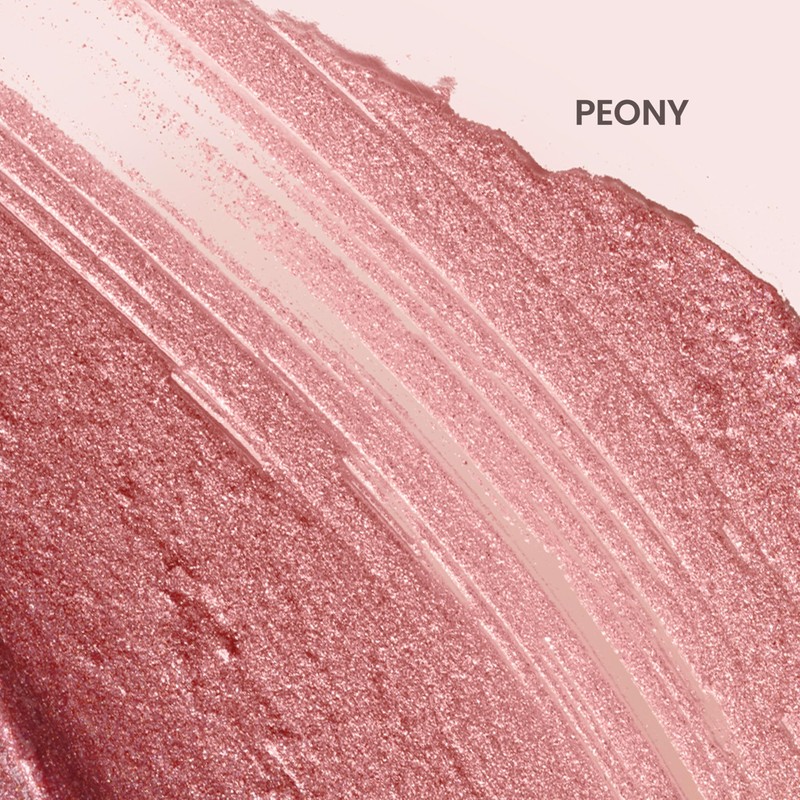 Burt’s Bees Lip Shimmer Peony; Warm, Luminescent Color; High Impact,