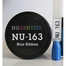 NuGenesis Nail Dipping Powder Color 1.5oz/43g Jar - (NU163 BLUE RIBBON)