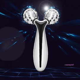 Mimi Shop O01 3D facial massage face roller equipment rst589 silver / 3D 얼굴 마사지 페이스롤러 기구rst589 실버