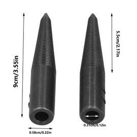 6Pcs Tapered Spindle Adapter,Tapered Spindle,Safe Secure Sturdy Steel Durable Stable Threaded Tapered Spindle for Bench Grinder Buffing Polishing Wheel