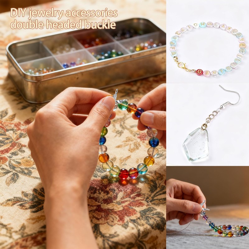 600 Pcs Crimp Covers for Jewelry Making, Crimp Beads Cover,