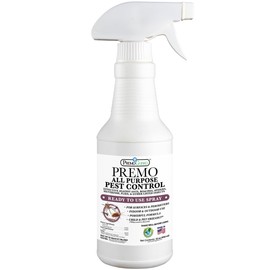 Pest Control by Premo Guard – 32 oz– Insect & Pest Spray – Bug, Roach, Fleas, Fruit Fly, Ant, Spider Killer – Effective Plant Based Formula – Child and Pet Safe – Best Natural Protection
