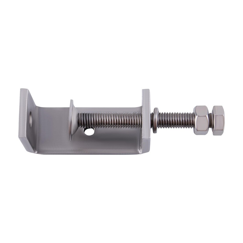 AOMIKITSTU Pack of 2 C Clamps, Silver Lifting Rings C