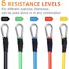 himaly Bands Set with Handle 10-150lbs Levels Strength Exercise Band