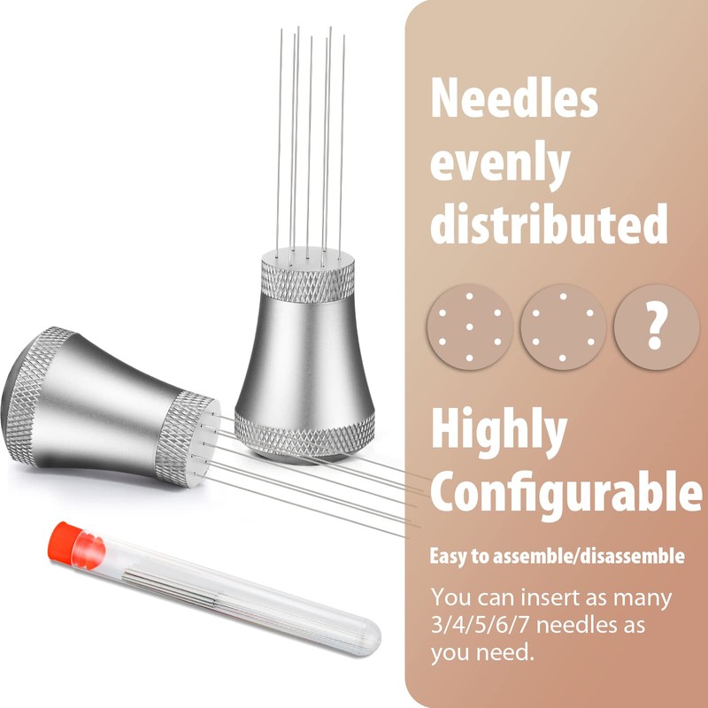 WDT Espresso Distribution Tool Espresso Stirrer Tools for Barista, 0.35mm