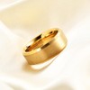 LXBQYSTO 4mm 6mm 8mm Basic Tungsten Ring for Men Casual