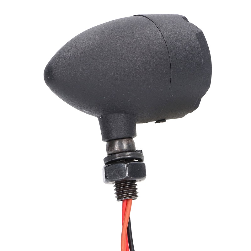 Pair Motorcycle Turn Signal Light with Grill Cover 3 Wires