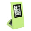 Weather Forcast Clock Solar Battery Powered Square LCD Display Timing