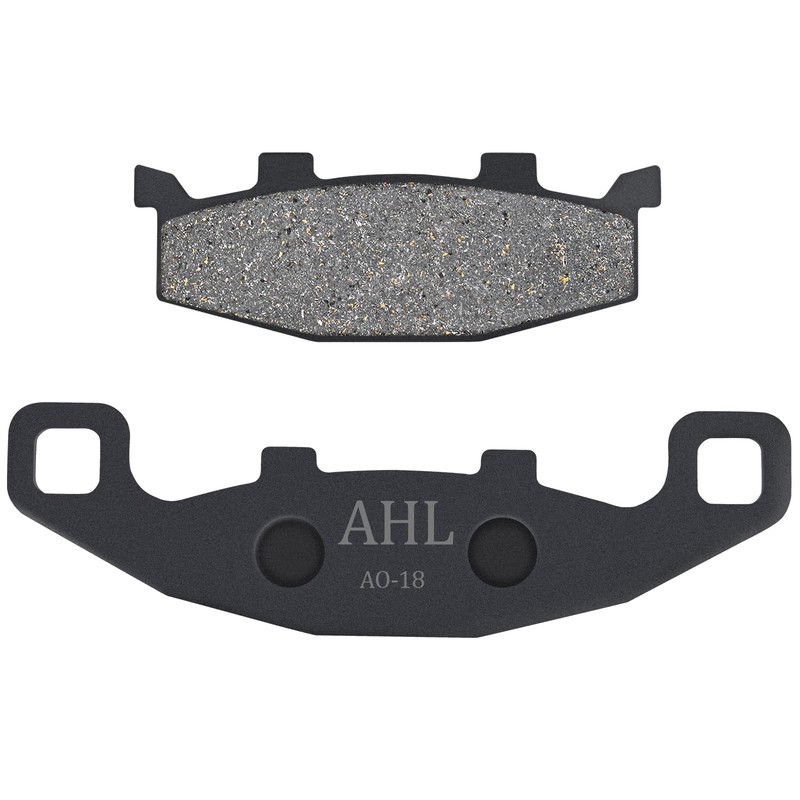 AHL 2 Pairs Motorcycle Front/Rear Brake Pads Kit Compatible with
