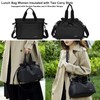 W WINTMING Drawstring Lunch Bag for Women Insulated Lunch Bag