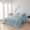 Oasis Bamboo Duvet Cover Set Cooling (Blue Moon, Full/Queen)