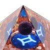 Constellation Pyramid Stone for Positive Energy Reduce Stress Chakra Resin