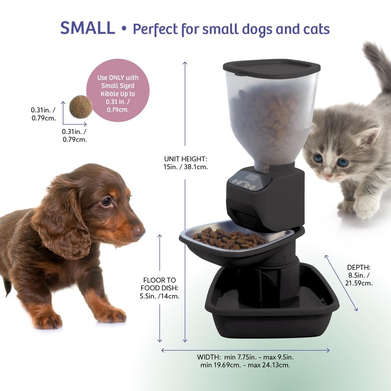 Feeding Friend Automatic Dog & Cat Food Feeder with Water
