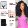 100% Human Hair Knotless Pre-Separated Crochet Hair Extensions with Spiral