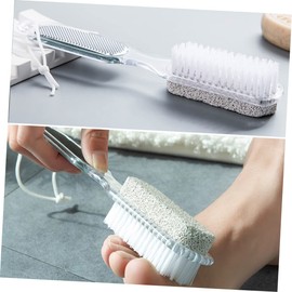 minkissy Pedicure Foot Care Kit 2pcs Exfoliation Smoother with Pumice Stone Double-Sided Rasp for Dead Skin Removal for Home and Salon Use