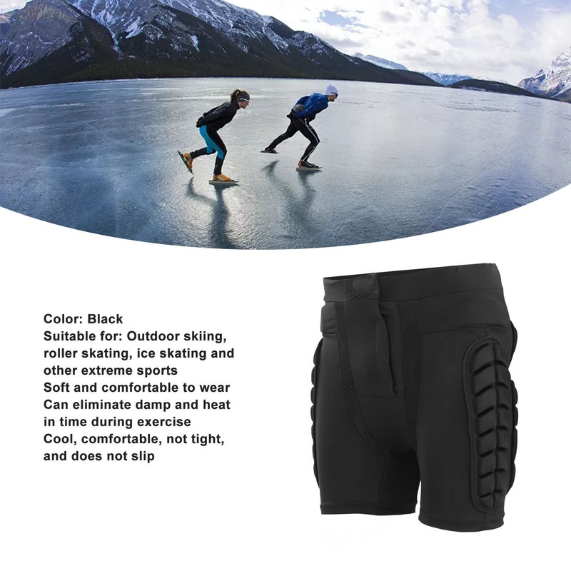 Hip Pad Protector Cotton Polyester EVA Adjustable Sports Padded Shorts