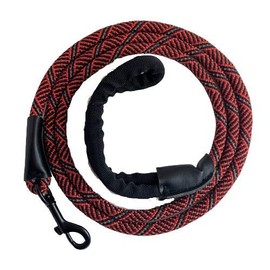 USR Nylon Double Braided Dog Leash 3/8" x 6' Red Made of Tough Nylon