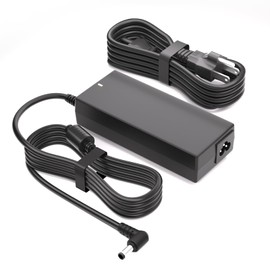 KAQIAR DC 19V Power Cord Compatible with LG Monitor 34" 32" 29" 27" 24" 23" 22" 20" 19" LED LCD Widescreen Ultrawide HDTV HD TV,19V 1.2A 1.3A 1.6A 1.7A 2.1A 2.53A 3A 3.3A 3.42A AC Power Adapter