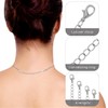 SEWACC 12pcs Necklace Extenders Chain Extenders for Necklaces Alloy Jewelry