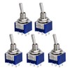 BE-TOOL 10PCS Mini Latching Toggle Switch DPDT 2 Positions ON-ON