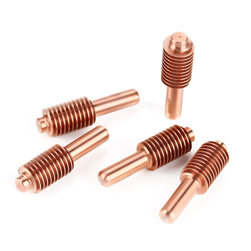 220037 Plasma Cutter Cutting Torch Consumables Electrodes Kit 5 Pcs/set