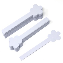 Honbay 100PCS Flower Shaped Disposable Perfume Test Strips Essential Oils Paper Test Strips Smelling Test Paper White Testing Strips Aromatherapy Fragrance Tester Strips (A)