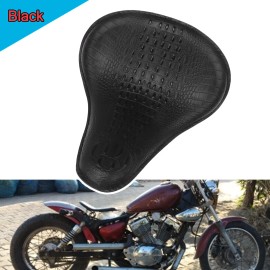 Unbranded Alligator PU Leather Solo Seat For Harley Dyna Super Glide Softail FLSTN Honda