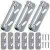 Enhon 3 Pack Screen Door Spring Strike Plate, Compatible with