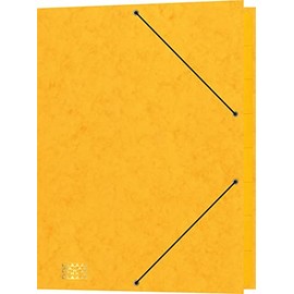 Elasticated Folder 25 cm Yellow