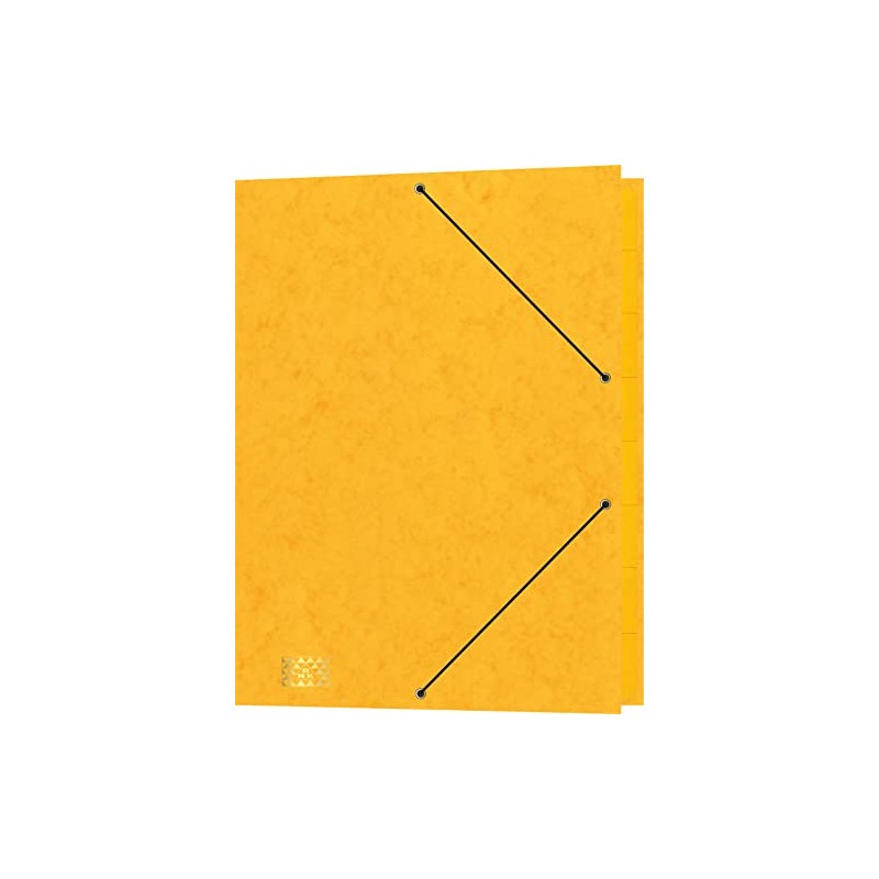 Elasticated Folder 25 cm Yellow