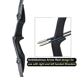 53" Bow and Arrow for Teenagers Set Archery Takedown Recurve Bow, Long Bow Hunting Set for Beginners and Youth, Draw Weight 20lbs