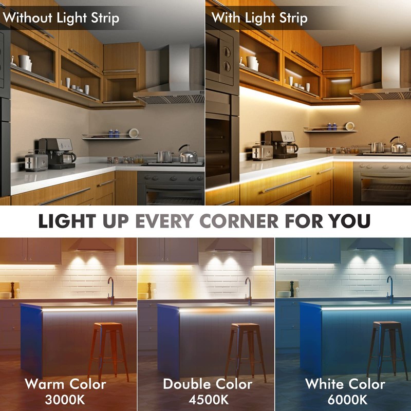 Under-Unit Light Kitchen LED, Meiyue Under Cabinet Lighting Kitchen, 6