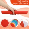 Yeaqee 120 Pcs Disposable Paper Placemats 12 Inch Round Paper